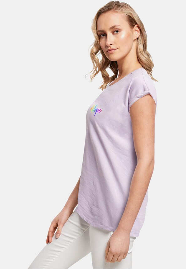 Ladies Hope Rainbow Extended Shoulder Tee-2