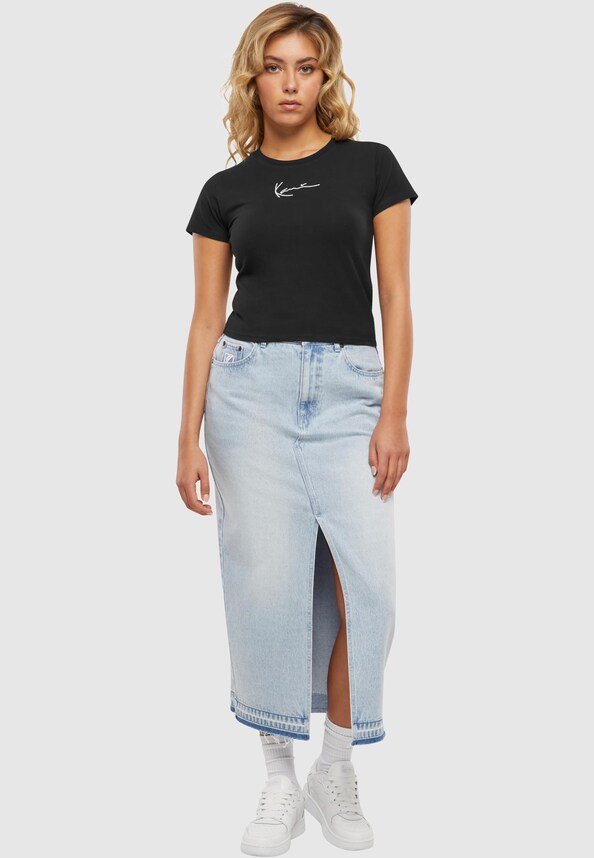 KW242-033-1 Karl Kani OG Long Denim Skirt-2