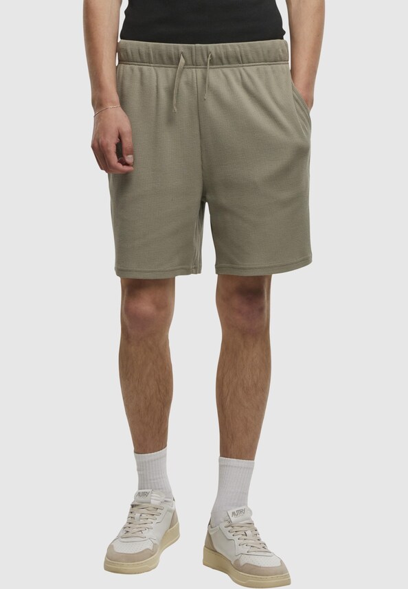 Waffle Sweat Shorts-0
