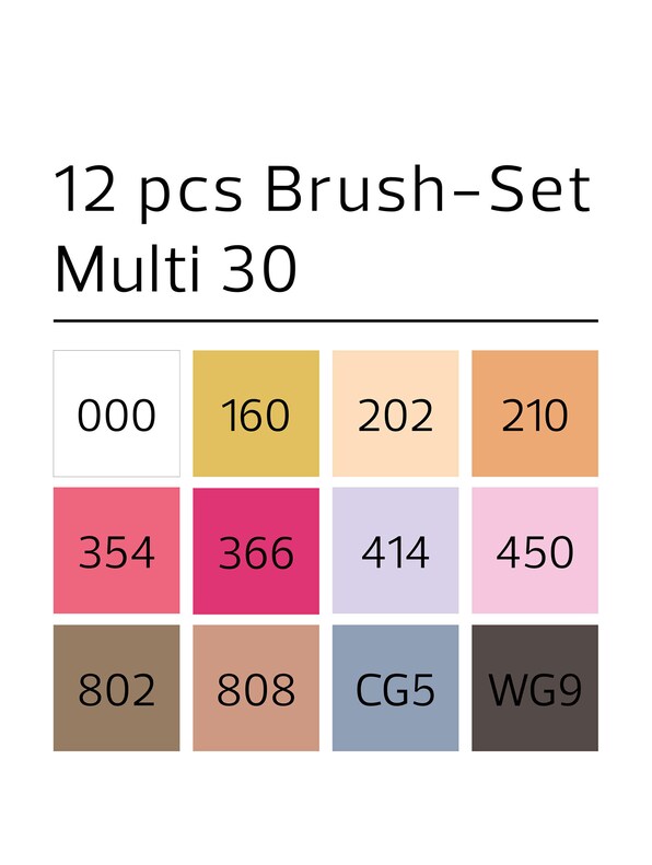 Brush 12pcs Special #30-2