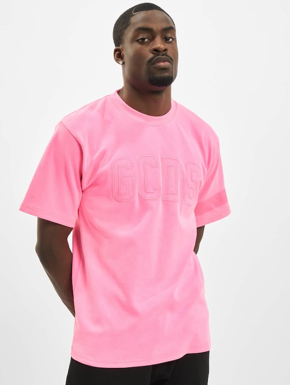 GCDS T-Shirt Pink-2