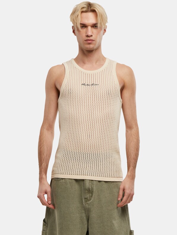 Oversized Mesh Knit Tanktop-2