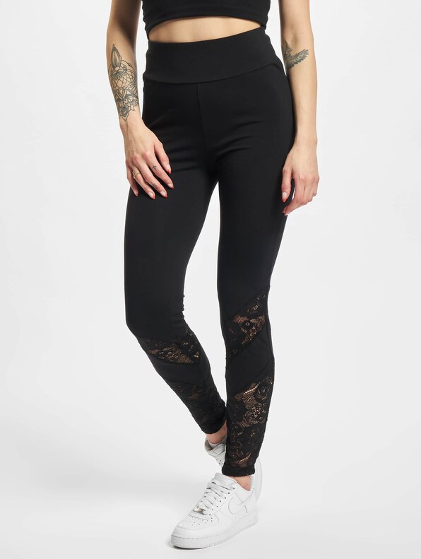 Ladies Highwaist Lace Inset -0