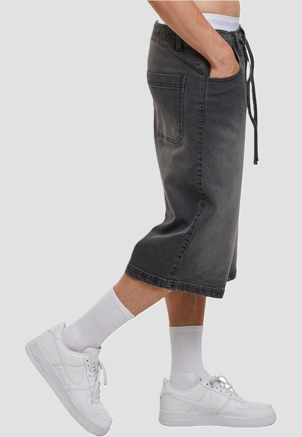 Skater Shorts With Drawcord-3