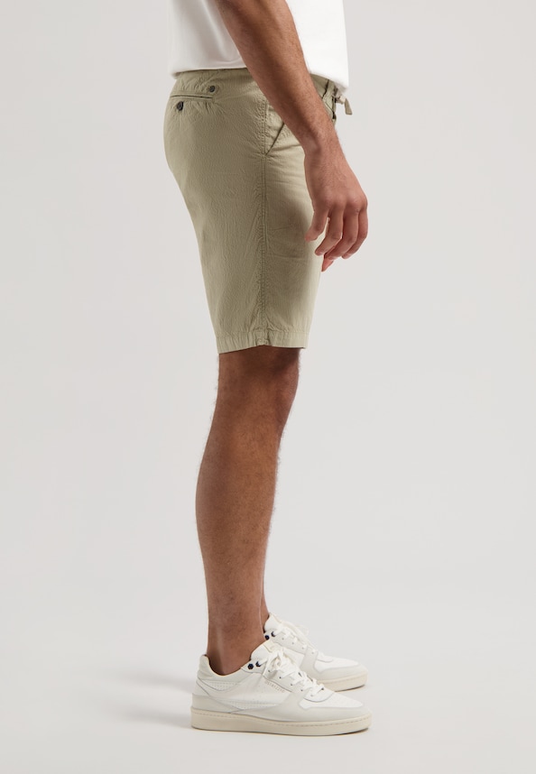 Lancaster Shorts Seersucker Stripe-2