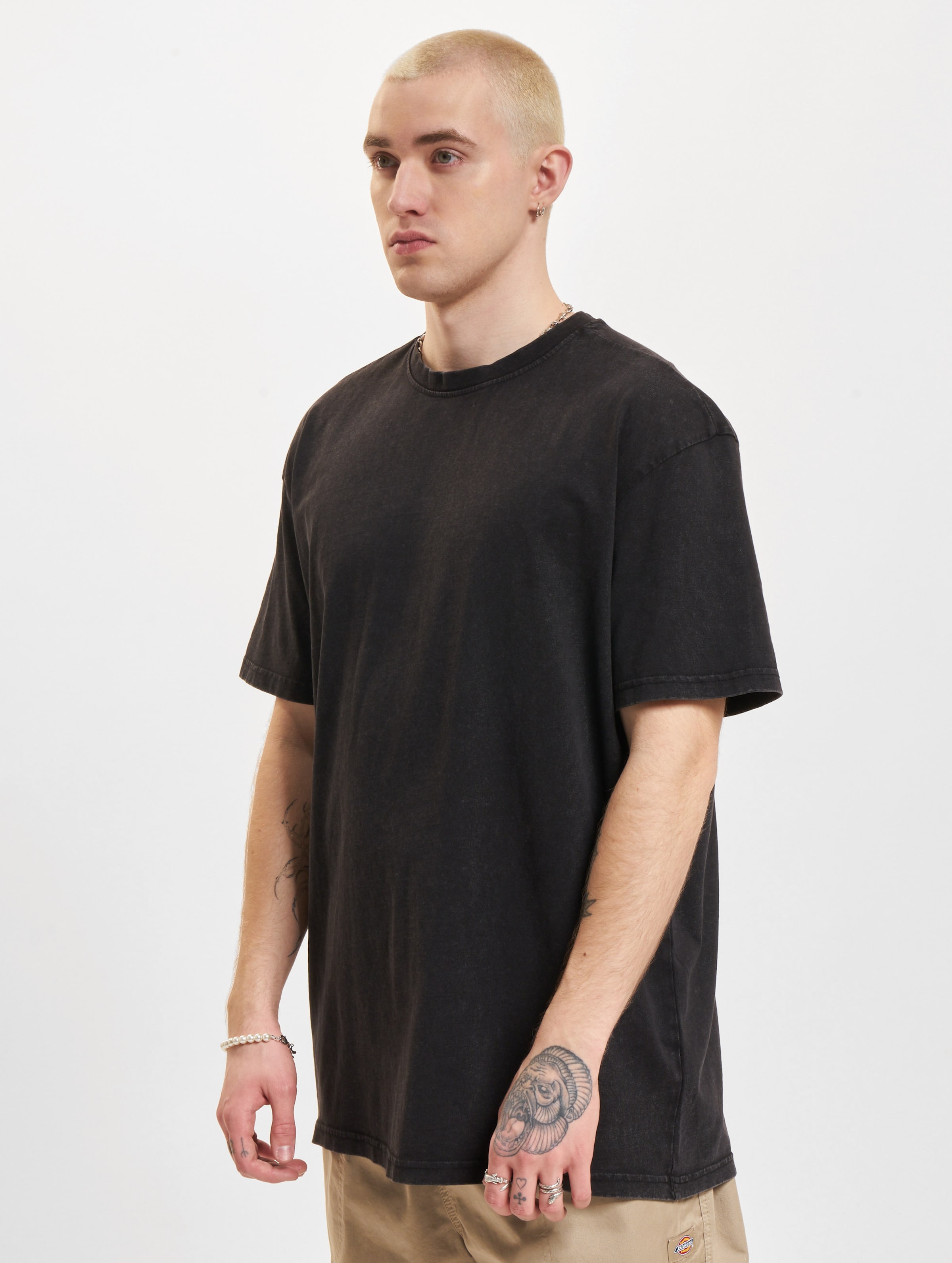 Just Rhyse Blurred T-Shirts Mannen op kleur zwart, Maat XL