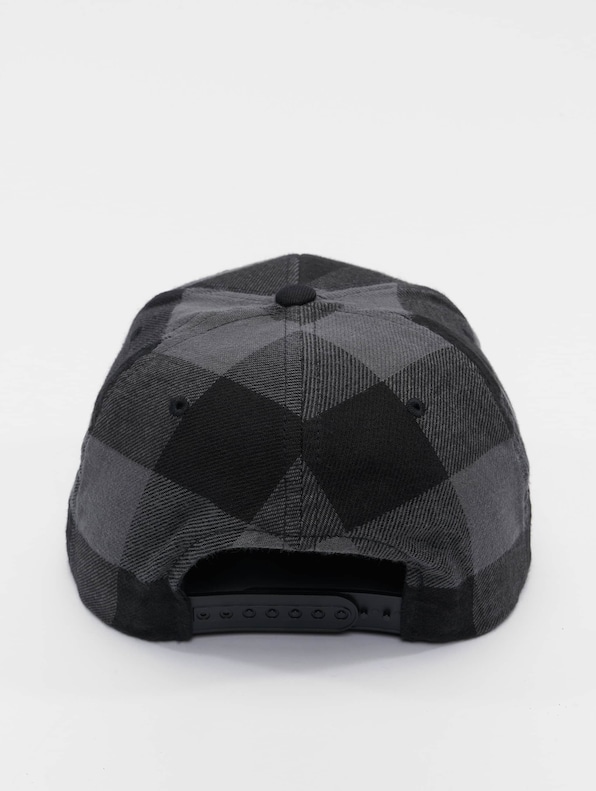 Flexfit Checked Flanell Snapback Cap-1