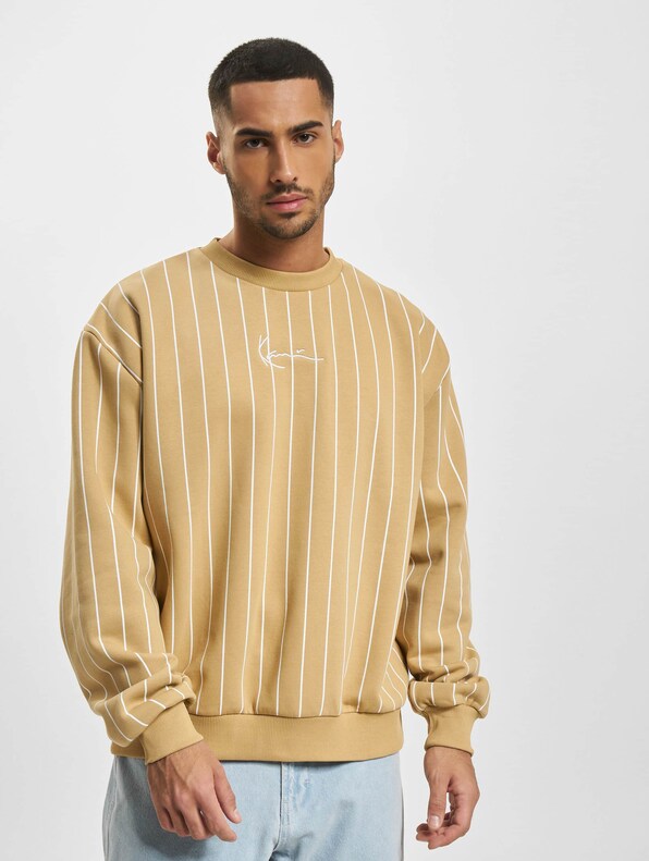 Small Signature Pinstripe Crew-2