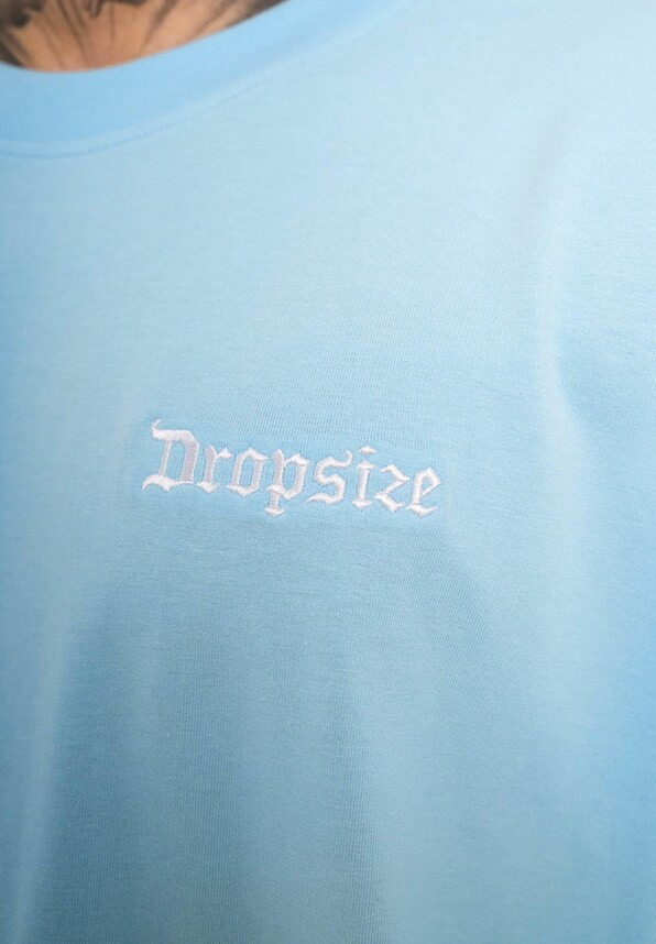 Dropsize Heavy Oversize Embo T-Shirt-3