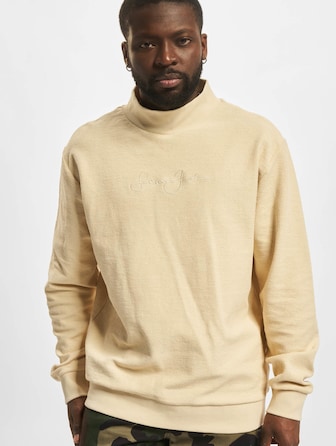 JM214-020-01 SCRIPT LOGO TERRY TURTLENECK