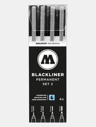 Molotow Blackliner Set 2 4pcs