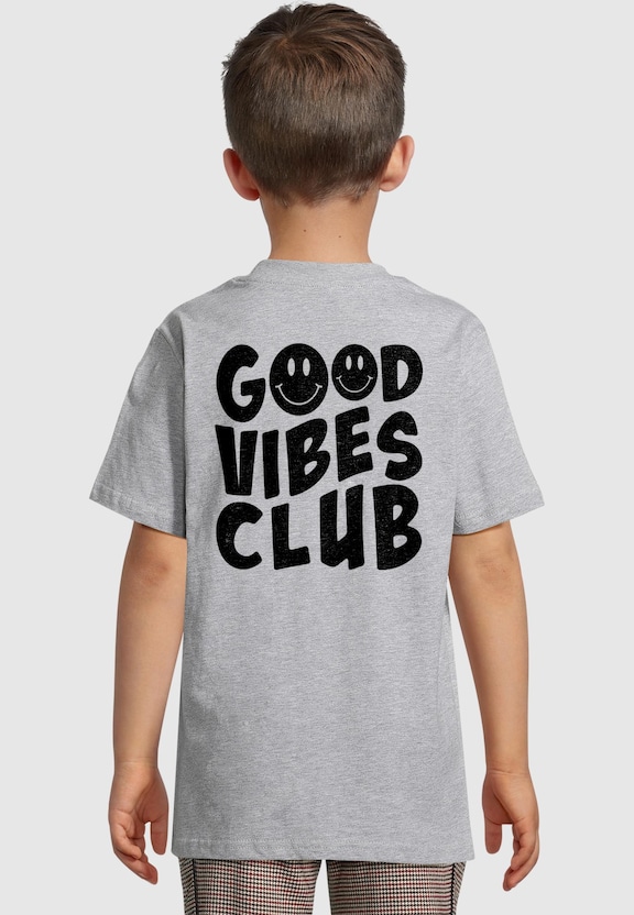 Kids Good Vibes Club Front for Light -  Basic Tee-1
