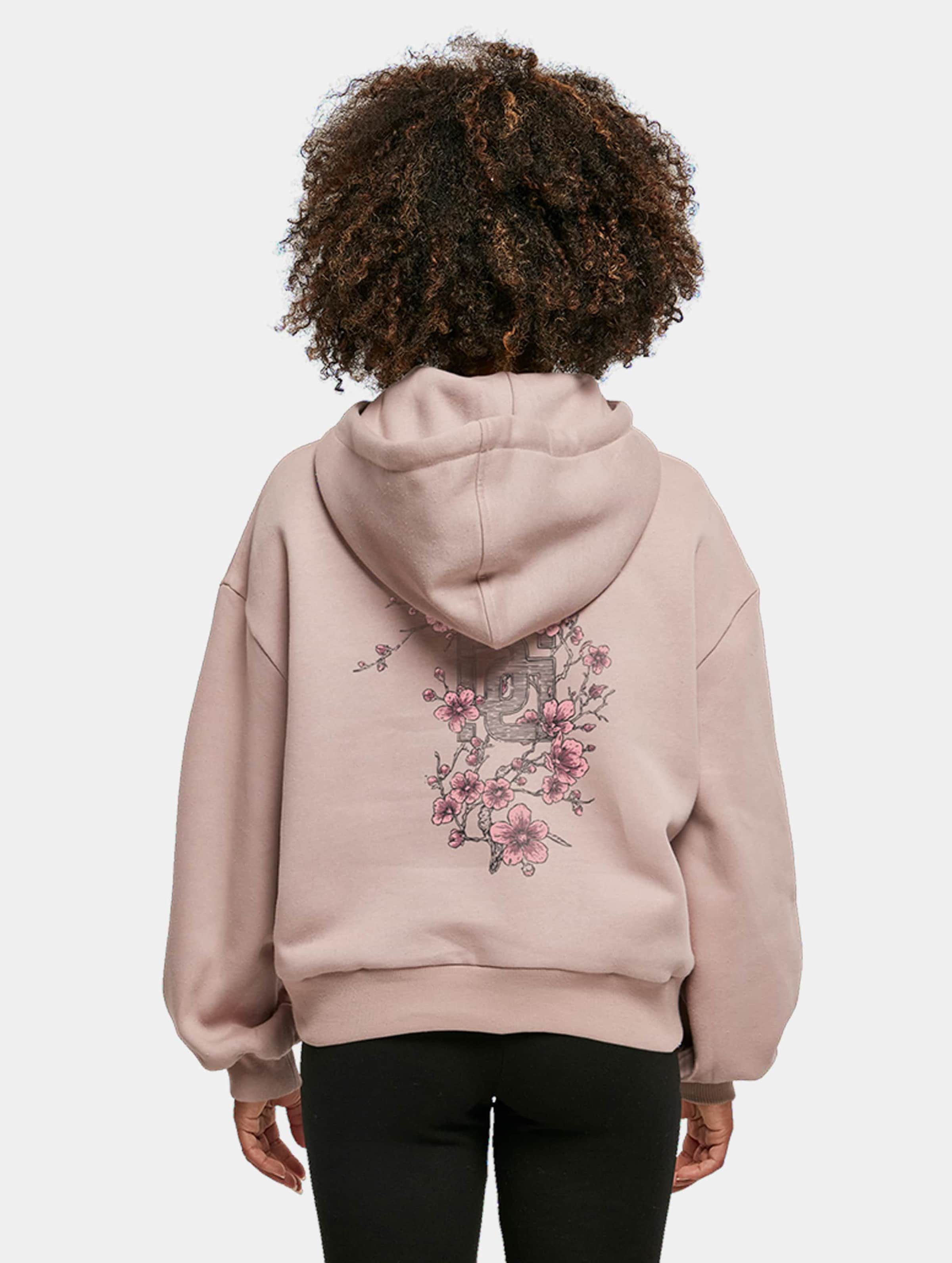 Dangerous DNGRS Flowerprint Hoodies Frauen,Unisex op kleur roze, Maat S