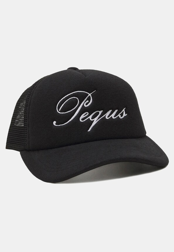 PEQUS  Handwritten Logo Trucker Cap-0