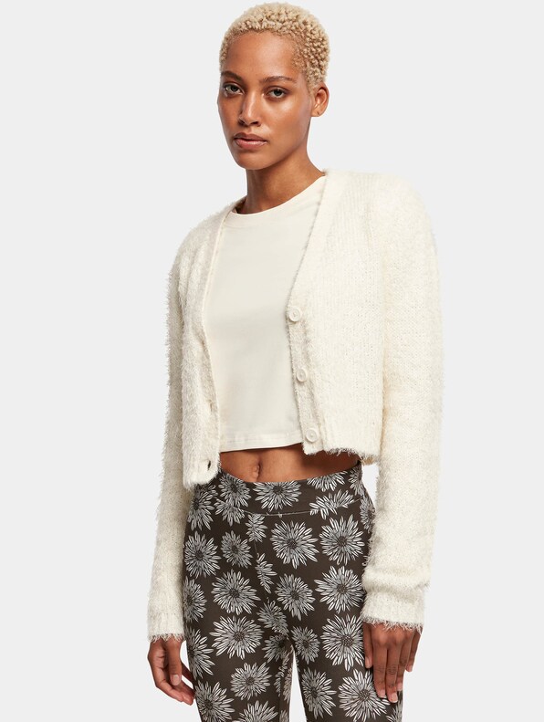 Ladies Cropped Feather -0