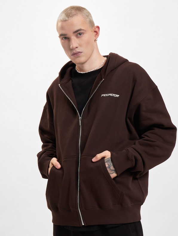 PEGADOR Fenton Oversized Sweat Jacket-0