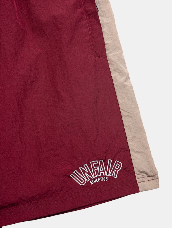 Elementary Crushed Shorts Burgundy-4