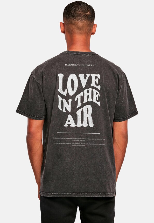 Merchcode Love In The Air Acid Washed Heavy Oversize Tee-1