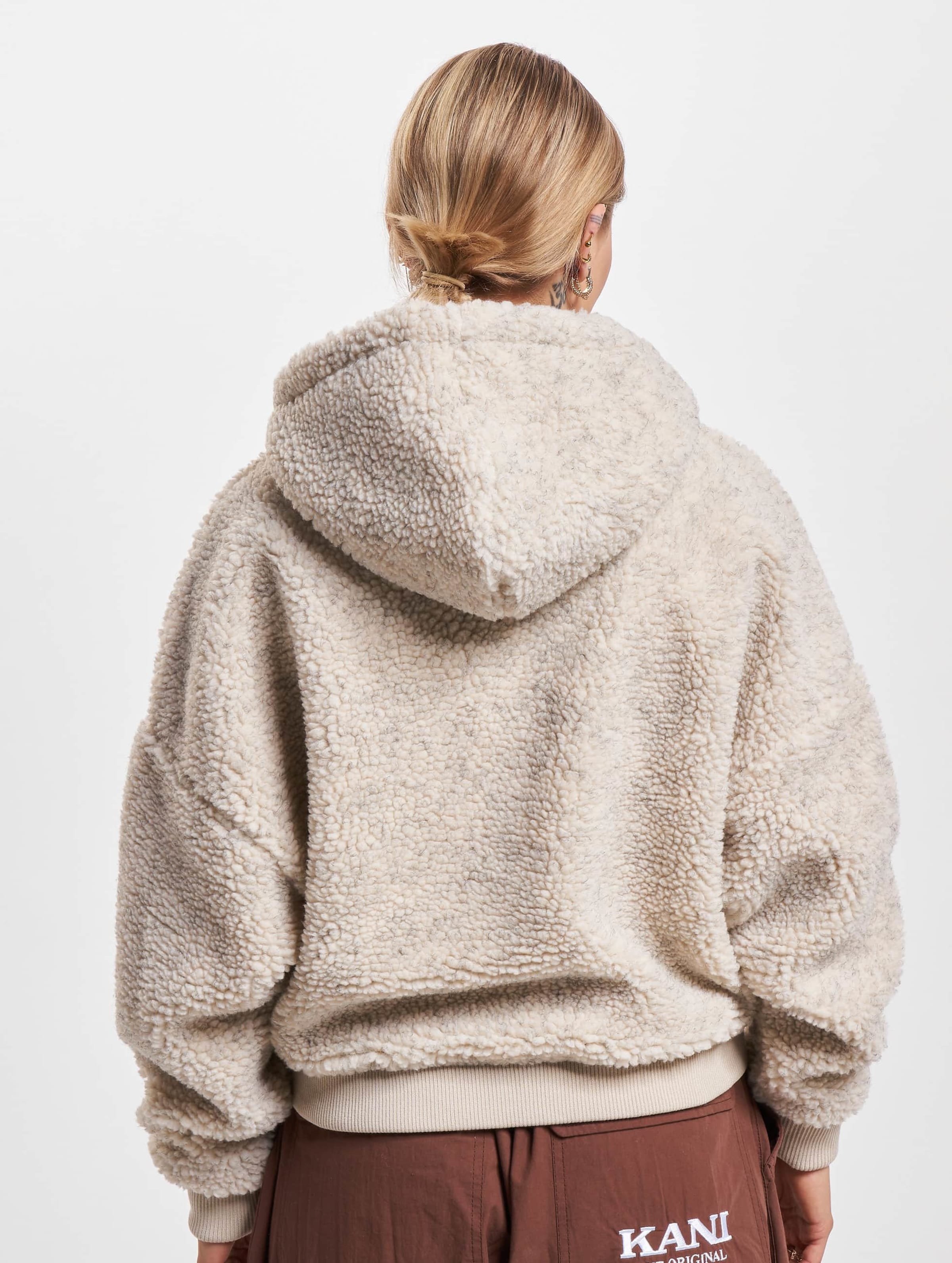 Teddy hoodie online beige