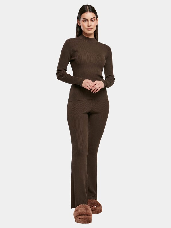 Ladies Rib Knit Turtelneck-3