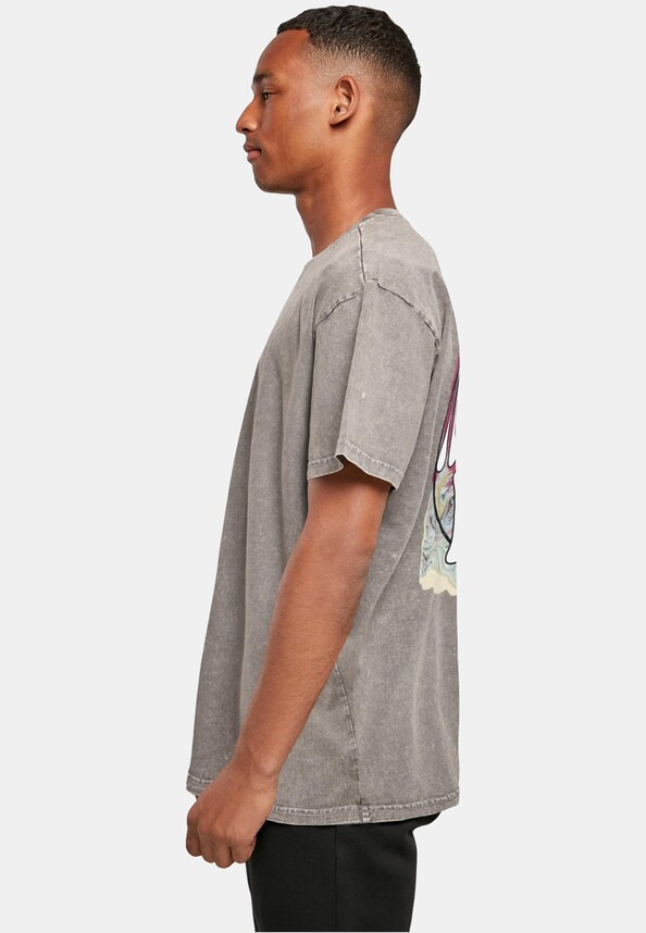 Random Life Acid Washed Heavy Oversized Tee-2