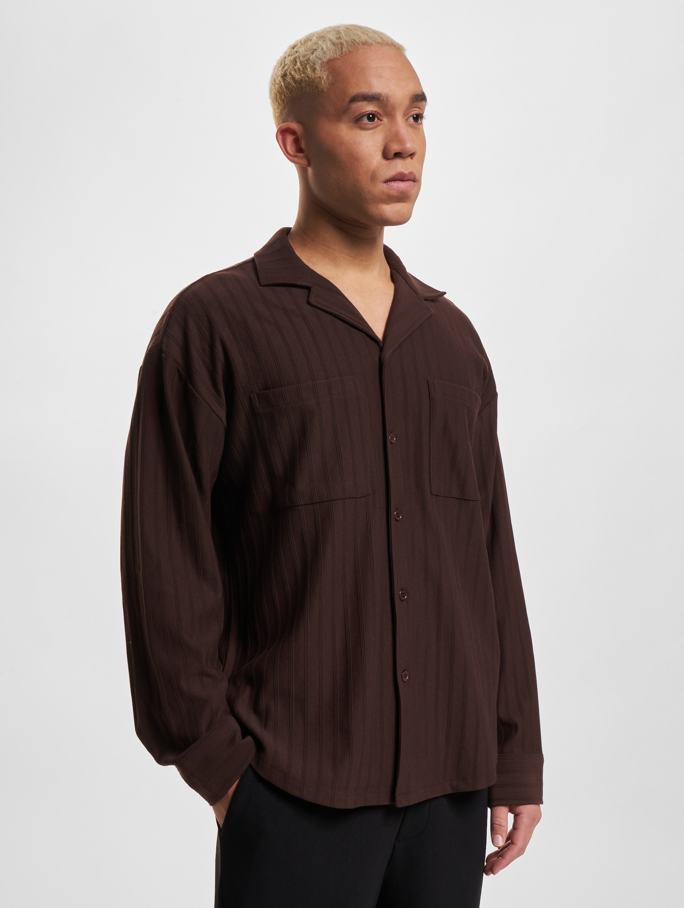 DEF Cali Shirt Mannen op kleur bruin, Maat S