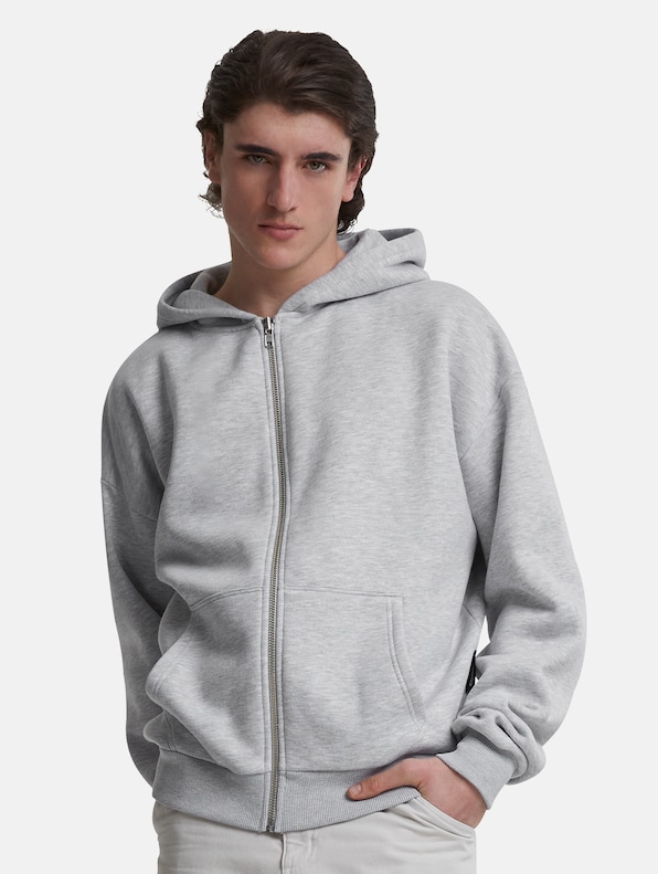 Prohibited Oversized Zip Hoodies-1