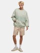 Logo Stitched Linen Shorts-3