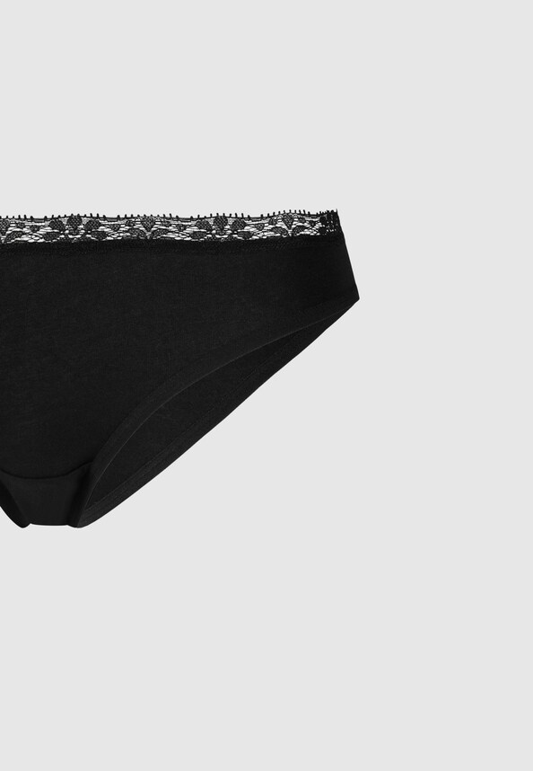 Ladies Basic Cotton Brazilian Lace 5-Pack-6