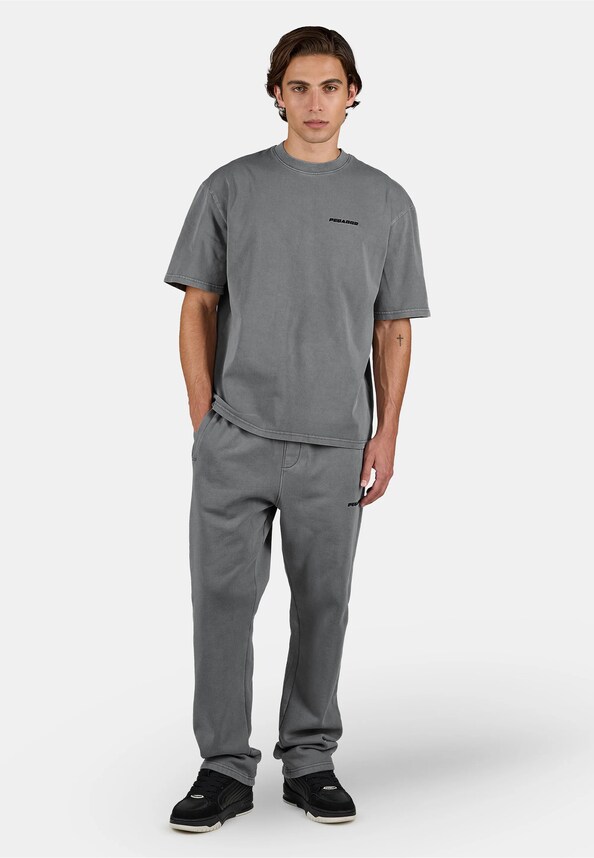 Logo Oversized Tee Vintage Grey-2