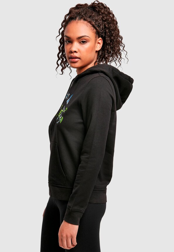 Ladies Monster University - Taped Mike Basic Hoody-2