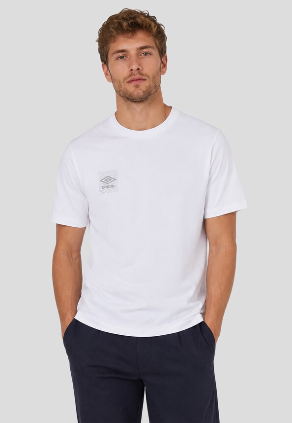 DIAGONAL DIAMOND GRAPHIC TEE-0