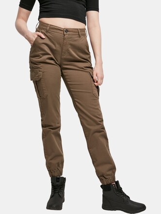 Ladies High Waist Cargo Pants