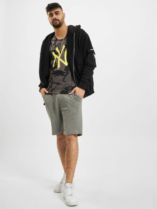 New Era MLB New York Yankees Tank Top Midnite Camo/Neon-5
