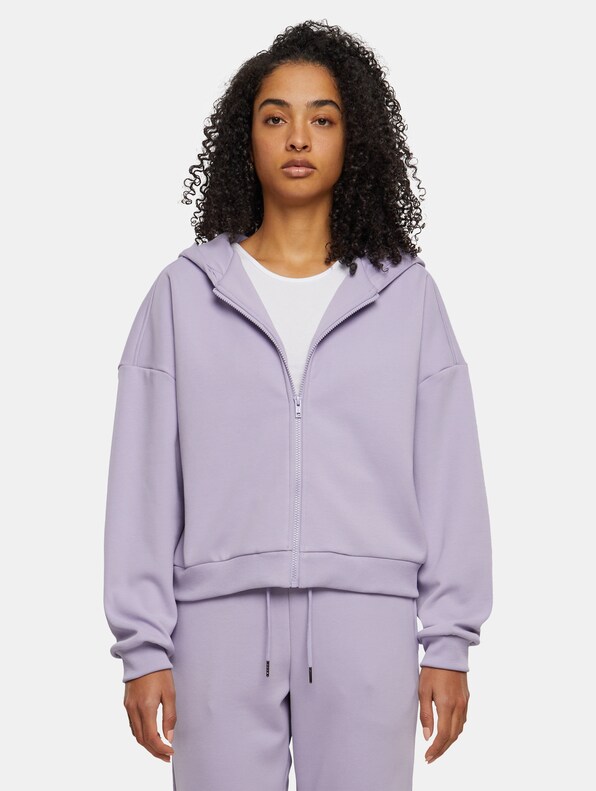 Ladies Cozy Short Zip-0