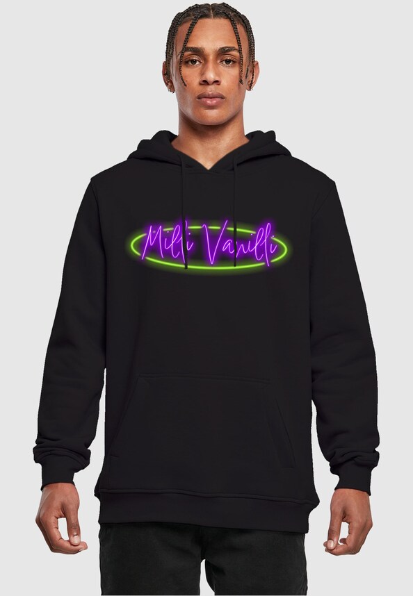Milli Vanilli - Neon Text Hoody-0