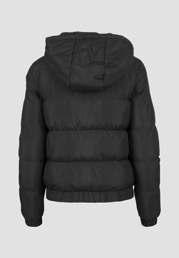 Ladies Hooded Puffer Jacket-3