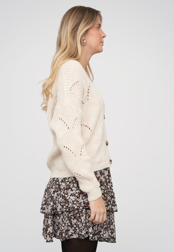 Knit Cardigan with buttons-3