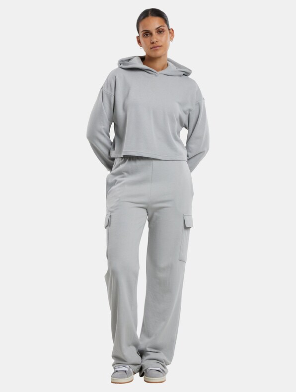 Ladies Oversized Cropped Light Terry-2