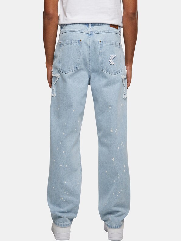  Og Five Pocket Paintsplatter Denim Bleached-1