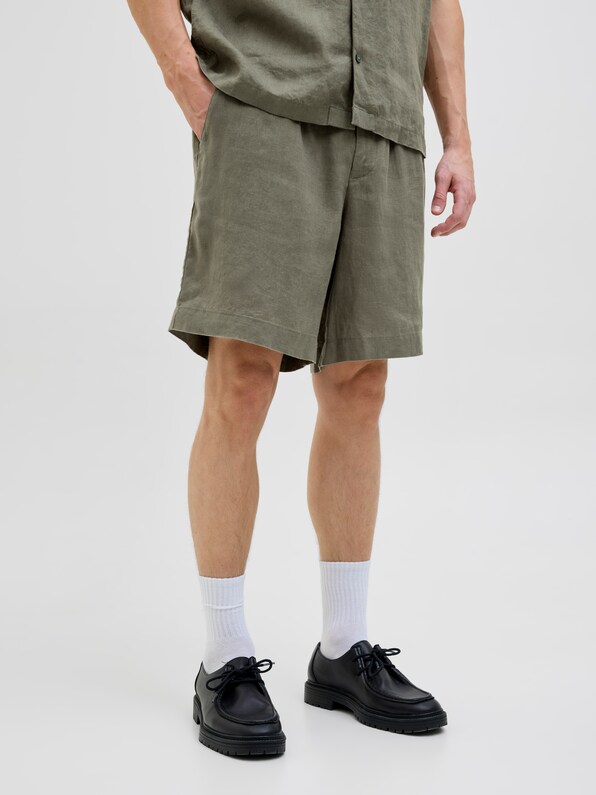 JPSTBILL LAWRENCE LINEN SHORTS SRT LN-0