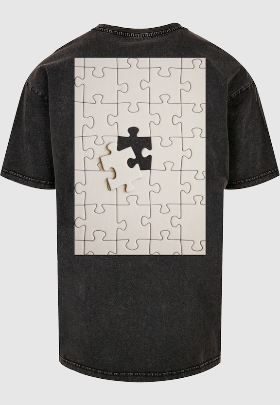 Missing Piece Acid Washed Heavy Oversize Tee-5