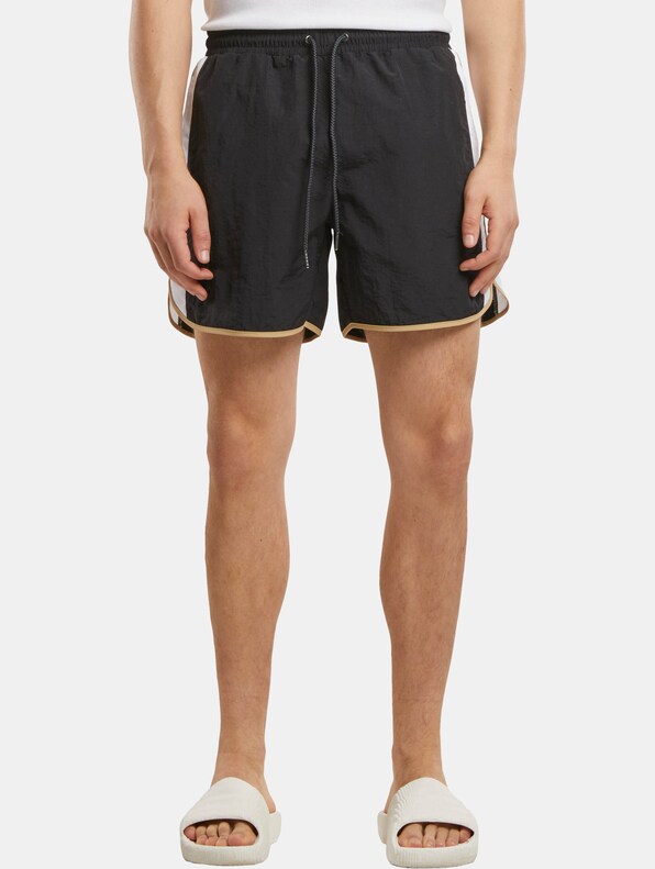 Urban Classics Retro Look Swim Shorts-4