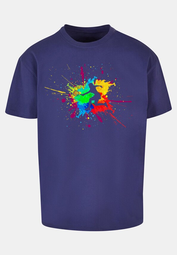 Color Splash Player Heavy Oversized Tee-0