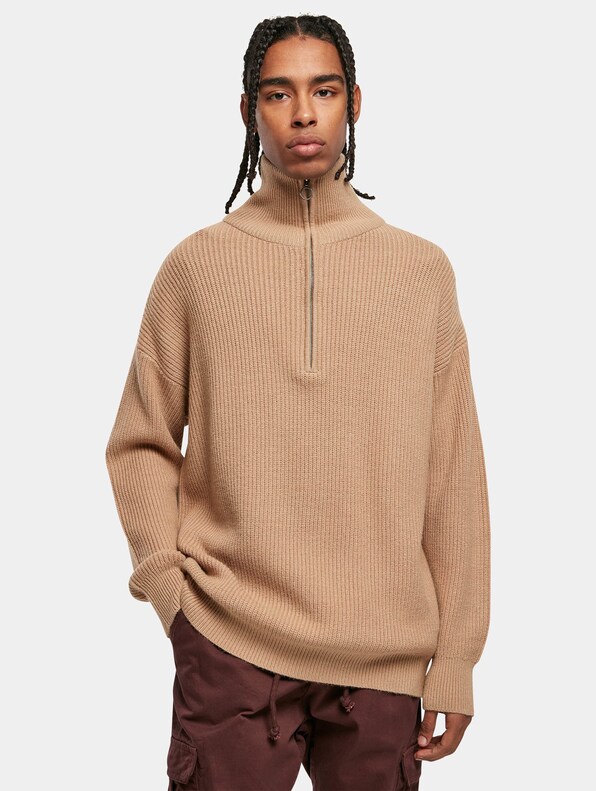 Oversized Knitted Troyer-0