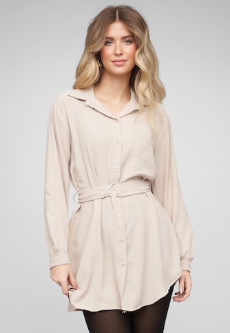 Longsleeve Dress with tie-belt