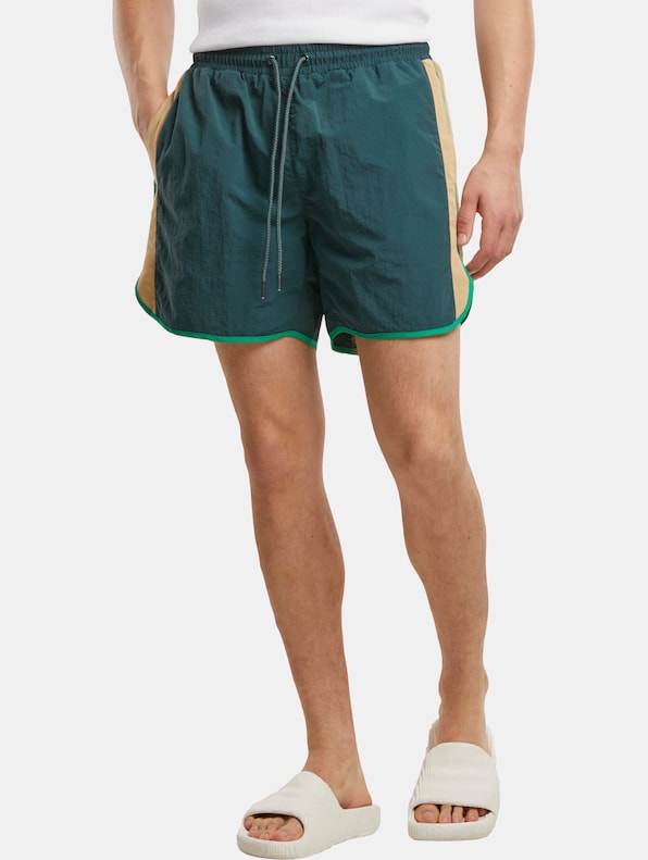 Retro Look Swim Shorts-0