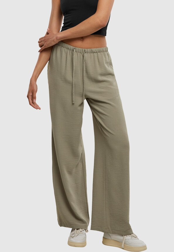 Ladies Structured Wideleg-0