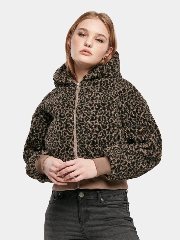 Ladies Short Oversized Aop Sherpa-0