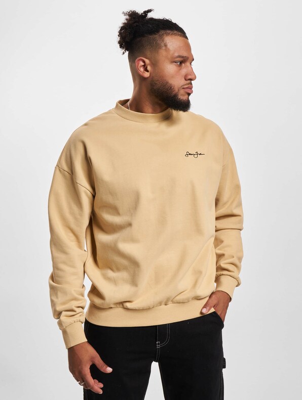 JM233-021-1 SJ Script Logo Retro Backprint Crew-2